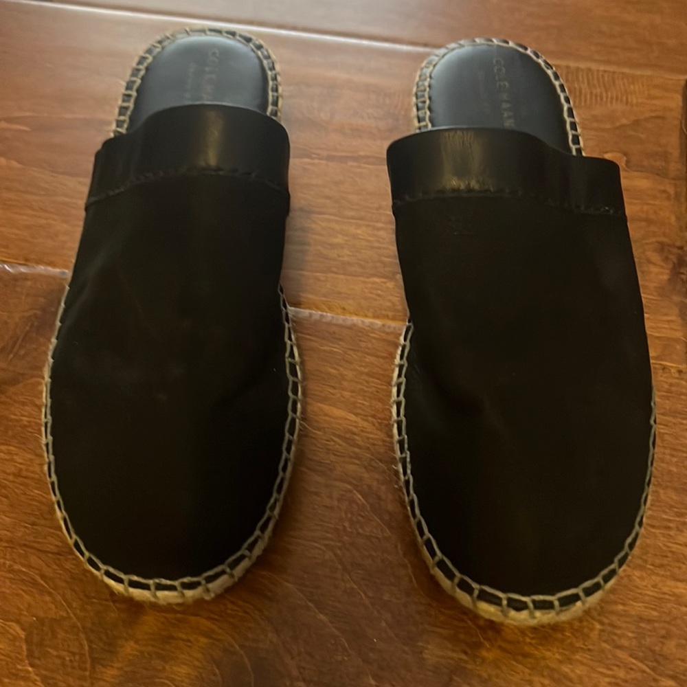 Cole Haan Black Mules